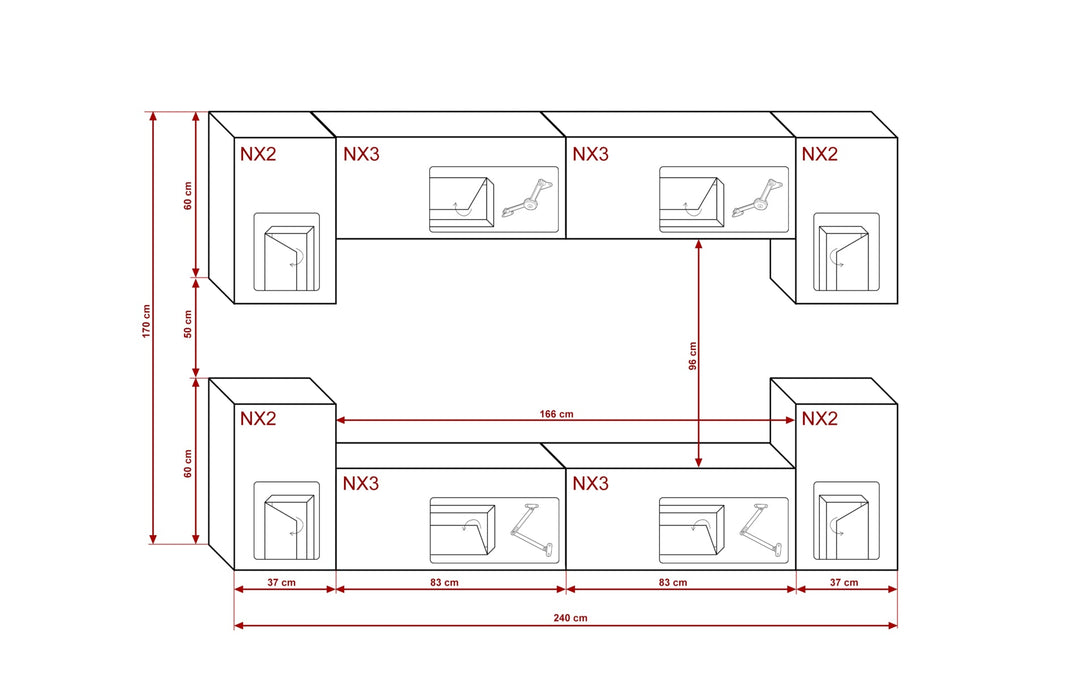 Wohnwand - Premium-Living 2024: Trends in Wohnraumdesign.